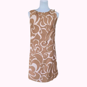 Vintage Edna Oliver Hawaiian Floral 60s Mini Dress Small